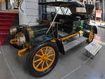 Ein De Dion Bouton Tourenwagen von 1909 war Mitte August 2020 im Verkehrszentrum des Deutschen Museums in München zu sehen.