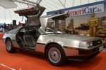 DeLorean DMC im Showzelt der US-Car-Show Grefrath, 2011-08-21 