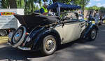 =DKW F8 Cabriolet auf dem Weg zur Oldtimerausstellung bei Schloss Fasanerie, 06-2025