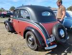 =DKW F 8 steht bei der Oldtimerveranstaltung der OLDTIMERFREUNDE OHMTAL in Dannenrod, 09-2025