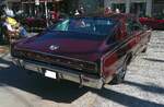 Heckansicht eines Dodge Charger der Modelljahre 1966 und 1967. 18. Oldtimer Fr�hling des AMC Kettwig am 01.05.2026 in Essen Kettwig.
