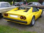 Heckansicht eines Ferrari 308 GTS. 1977 - 1980. Oldtimertreffen Hörstel-Riesenbeck am 01.05.2017.