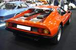 Heckansicht eines Ferrari 512BB aus dem Jahr 1981. Techno Classica Essen am 13.04.2023.