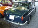 Heckansicht eines Fiat 1200 Granluce der ersten Serie.