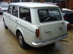Heckansicht eines Fiat 1100R Familiare. Classic Remise Düsseldorf am 23.11.2021.
