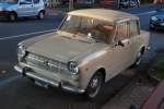 Fiat 1100 R, gebaut von 1966-1969, motorisiert mit einem 1.083 cm³ 4-Zylinder Reihenmotor, der 48 PS leistete / gesehen in Ventimiglia (Provinz Imperia/Italien), 16.09.2008 -- Dank an Michael H.