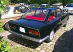 Heckansicht des Fiat 124 Sport Coupe.
