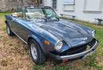 =Fiat Spider 2000, 90 PS,  1995 ccm, Bj. 1979, ist Gast anl. der Oldtimerausstellung Blech & Barock bei Schloss Fasanerie, 07-2026