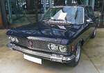 Fiat 130 Limousine, gebaut in den Jahren von 1969 bis 1976. Von dieser Oberklassenlimousine produzierte die Marke aus Turin ca. 15.000 Einheiten. Die Motorisierung besorgte ein V6-Motor mit anfänglich 2866 cm³ Hubraum und 140 PS. Ab 1971 ka ...