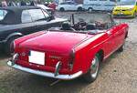 Heckansicht eines Fiat 1500 Spider aus dem Jahr 1965. Sammelplatz zur Landpartie des AMC M�lheim/Ruhr am 03.05.2026.
