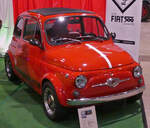 Fiat 500 L, Elaborata, BJ 1970, 650 ccm, 40 cv, war beim Autojumble in Luxemburg zu sehen. 15.03.2026 