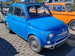 =Fiat 500, ausgestellt bei der Oldtimerveranstaltung in Frankenberg, 05-2026