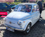 =Fiat 500 Nuova, ausgestellt bei der Oldtimerveranstaltung in Frankenberg, 05-2026