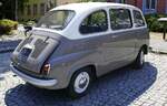 Fiat 600, Heckansicht, Aug.2026