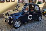 =Fiat Abarth 850 TC Corsa, Bj. 1963, 847 ccm, 82 PS, während der Präsentation der Rennteilnehmer des Rossfeldrennens  Edelweiss-Bergpreis  2022 im Markt Berchtesgaden.