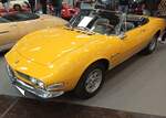 Fiat Dino Spider im Farbton giallo positano, gebaut in den Jahren von 1966 bis 1972.