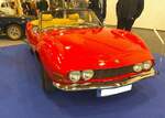 Fiat Dino Spider 2000 im Farbton rosso Dino, gebaut in den Jahren von 1966 bis 1972. Das Modell Dino war ein 'Sondermodell' zum einhundertsten Geburtstag von Giovanni Agnelli (Signore Fiat). Es gab zwei Karosserievarianten: Den Spider gezeichnet von  ...