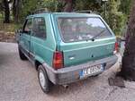 Heckansicht eines Fiat Panda 'Holiday'aus dem Jahr 1989. Ischia Porto am 08.09.206.