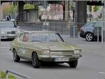 Ford Capri, Bj 1970, 1600 ccm, 88Ps, mit der Startnummer 109 der 6.Hamburg Berlin Classic, aufgenommen in Hamburg am 21.09.2013.