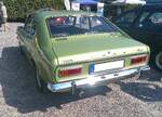 Heckansicht eines Ford Capri 1 1700GT im Farbton hellgr�nmetallic.