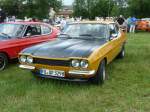 Ford Capri pr�sentiert in der Oldtimerausstellung von M�BEL-PUNKT THALAU am 22.05.2011