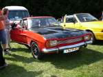 Ford Capri bei der 1. Oldtimerausstellung in 36119 Neuhof - Hattenhof am 31.08.08 
