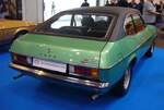 Heckansicht eines Ford Capri 2 2.0GL aus dem Jahr 1976.