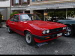 Oldtimer Ford Capri 2.3 S am Internationalen Oldtimer Treffen in Aarberg am 2023.08.13