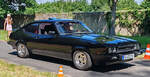 =Ford Capri auf dem Weg zur Oldtimerausstellung bei Schloss Fasanerie, 06-2025
