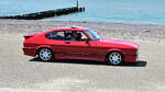 Ford Capri Aston Martin Tickford, auf dem Damm in  Westkapelle, Walcheren, Zeeland, NL, im Urlaub gesehen. 24. Wasschappelse Oldtimerrit am Samstag, den 20. Juni 2026