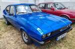 =Ford Capri, gesehen bei der Oldtimerausstellung Blech & Barock bei Schloss Fasanerie, 07-2026