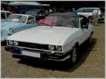 Ford Capri III Ghia V6, 2300 ccm, BJ 1981, aufgenommen beim Oldtimertreffen in Pr�m, laut Beschreibung im Orginalzustand.