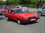 Ford Capri auf dem Weg zur Oldtimerausstellung bei  M�BEL-PUNKT  in Thalau, 22.05.2011