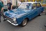 Ford Cortina MK1 1500 in der Karosserieversion viert�rige Limousine aus dem Jahr 1965. Gebaut wurde der Cortina MK1 1962 bis 1966 bei Ford/GB. Der Cortina war als zwei- und viert�rige Limousine und als f�nft�riges Kombimodell namens 'Estate' lieferba ...