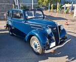 Ford Eifel Cabriolimousine gebaut von 1937 bis 1939 bei den Karosseriewerken Drauz/Heilbronn.