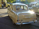 Heckansicht eines Ford Consul MK 1, wie er von 1950 bis 1956 bei Ford in Dagenham vom Band lief.