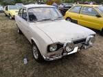 Ford Escort MK1 1300 Sport aus dem Jahr 1971 im Farbton diamond white.