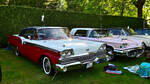 Ford Fairlane 500 Galaxie Sunliner von 1959, am 1.5.2026 auf dem Show / Ausstellungsgel�nde des Fr�hlingserwachen der Oldtimerfreunde Grenzland, Loherhof Geilenkirchen.