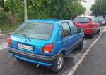 Ford Fiesta Mk3 in einem schönen Zustand, aufgenommen in Ungarn, Frühling, 2019
