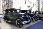 Ford A 	Bj.:1928 (Links), Ford A Tudor Bj.:1927 (Rechts), am 5.3.2017 Oldtimer Rally Barcelona Sitges 2017.