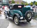 Heckansicht eines Ford Model A Roadster Standard aus dem Modelljahr 1928.
