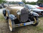 =Ford A Roadster, Bj. 1930, 29 KW, steht auf dem Austellungsgelände beim Oldtimertreffen in Ostheim, 07-2019