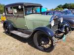 =Ford A Tudor Sedan, Bj. 1929, 3300 ccm, 40 PS, ausgestellt bei der OLdtimerausstellung in Ostheim/Rhön, 07-2022