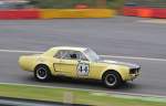 Mitzieher der Nr.44 Ford Mustang 302,Bj.:1967, beim Dunlop FHR Langstreckencup, Youngtimer Festival Spa am 19.7.2015