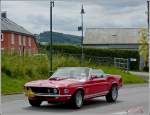 Ford Mustang Cabrio, Bj 1969, nahm auch an der Rotary Castle Tour durch Luxemburg am 30.06.2013 teil.