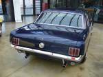 Heckansicht eines 1966´er Ford Mustang 1 Hardtop Coupe.