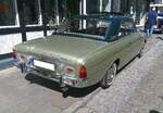 Heckansicht eines Ford Taunus P5 20M TS Hardtop Coupe. 18. Oldtimer Fr�hling des AMC Kettwig am 01.05.2026 in Essen Kettwig.