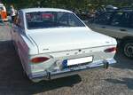 Heckansicht eines Ford Taunus P6 12M Coupe.