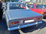 Heckansicht eines Ford Taunus P7a Hardtop-Coupe 20M TS aus dem Jahr 1968. Alt-Ford-Treffen an Mo´s Bikertreff Krefeld am 06.09.2026.