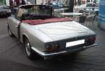 Heckansicht eines Glas 1300GT Roadster-Cabriolet aus dem Jahr 1966. Techno Classica Essen am 06.04.2024.
